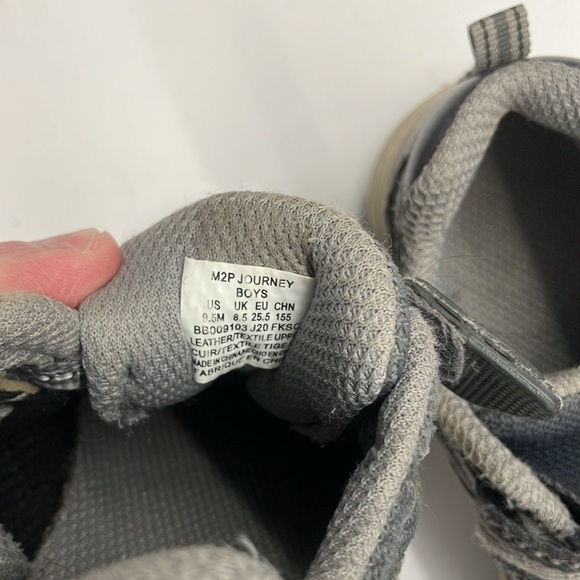 Stride Rite Size 9.5 Boys Shoes Grey Blue - Picture 3 of 3